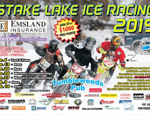 2019 Ice Racing Poster